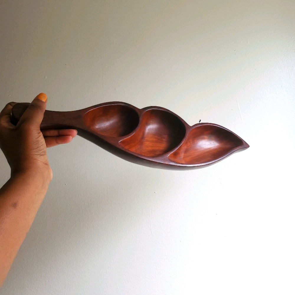 Wooden leaft tray